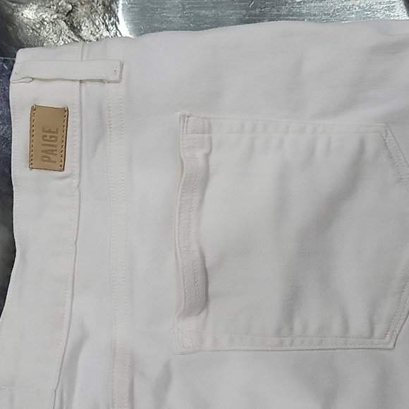 Womens Paige  Jimmy Jimmy Short White Jean Shorts sz 31 - Picture 3 of 7